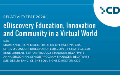 Relativity Fest 2020: eDiscovery Education, Innovation and Community in a Virtual World