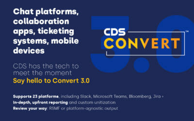 Complete Discovery Source releases CDS Convert 3.0, adding more platforms and new output options to the industry-leading short message data solution