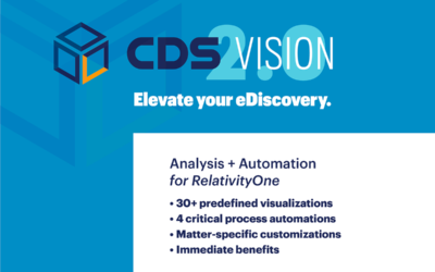 Complete Discovery Source, Inc. (CDS) releases CDS Vision 2.0, adding four Automations