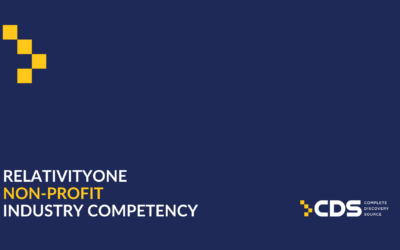 CDS Earns Non-Profit Competency from Relativity