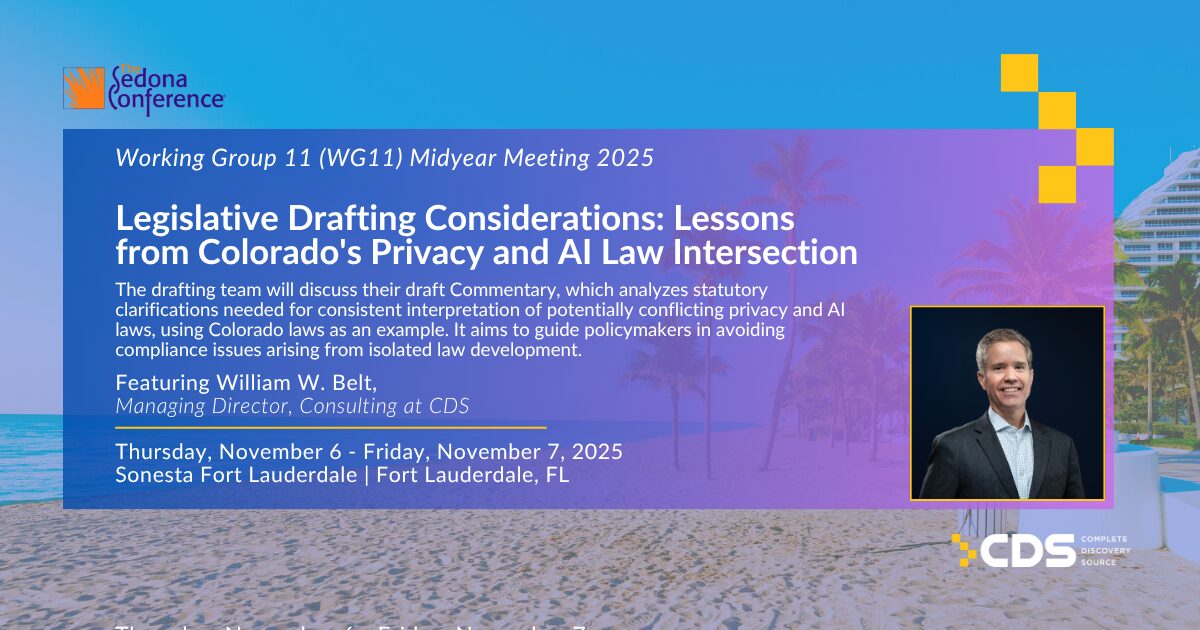 Sedona Conf Working Group 11 (WG11) Midyear Meeting 2025