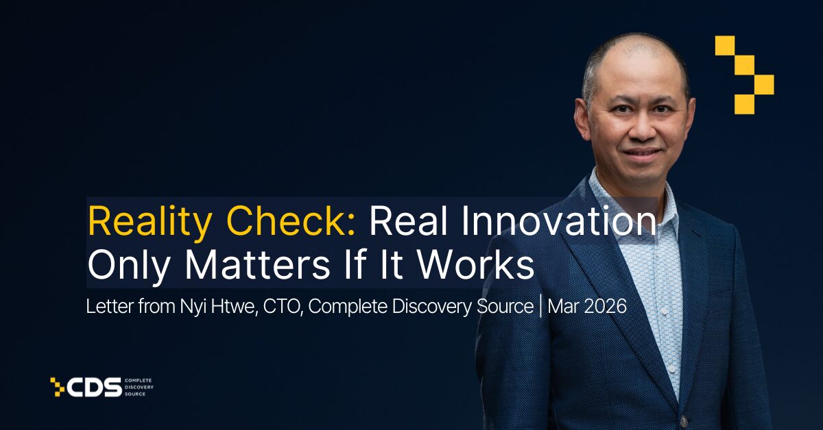 Reality Check: Real Innovation Only Matters If It Works – The CDS Vision Suite