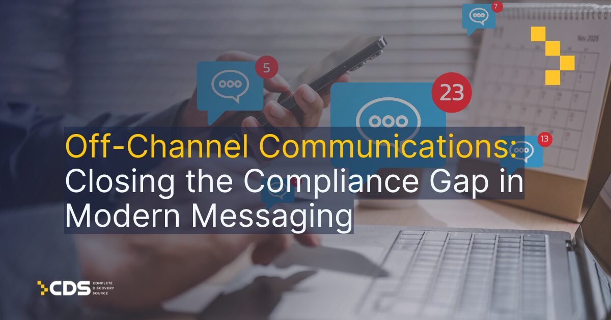 Off-Channel Communications: Closing the Compliance Gap in Modern Messaging