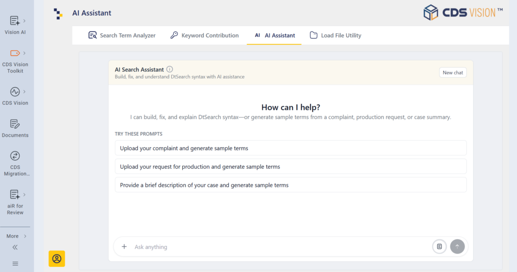 CDS Vision AI Search Assistant