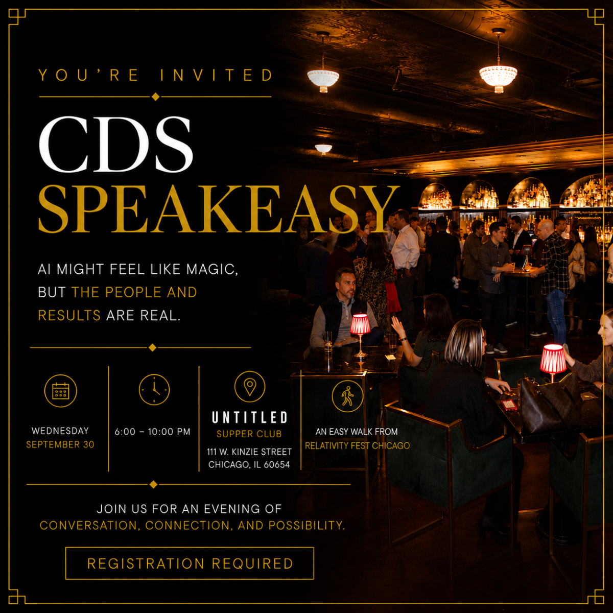CDS Speakeasy See What's Possible at Relativity Fest 2026