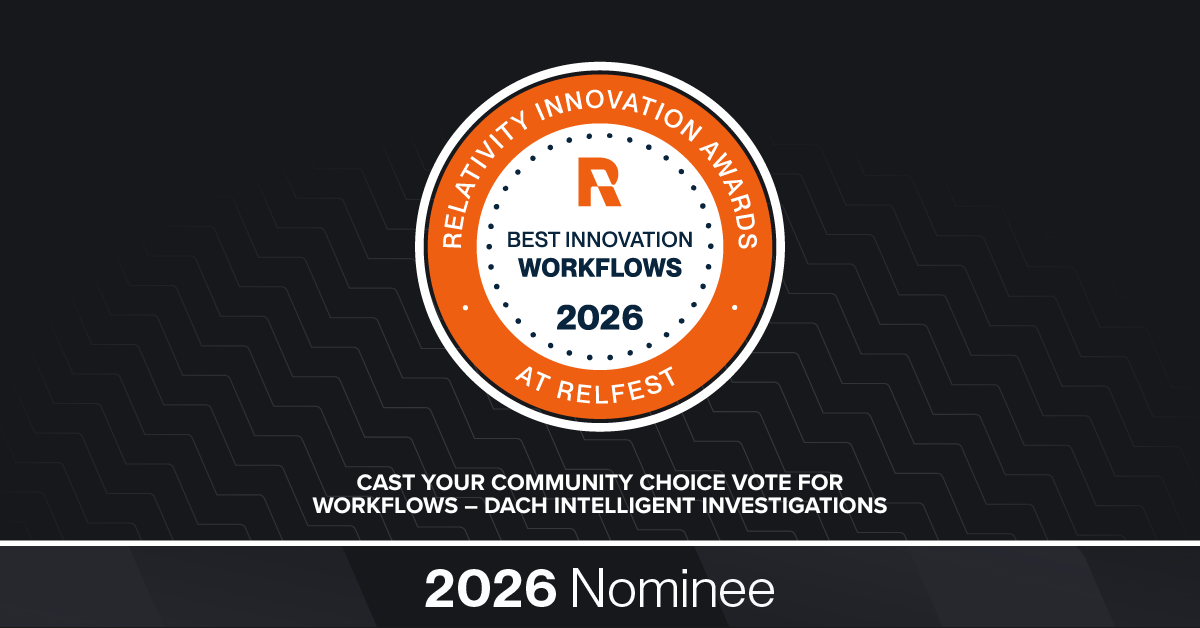 See What’s Possible: Meet Workflow Nominee DACH Intelligent Investigations