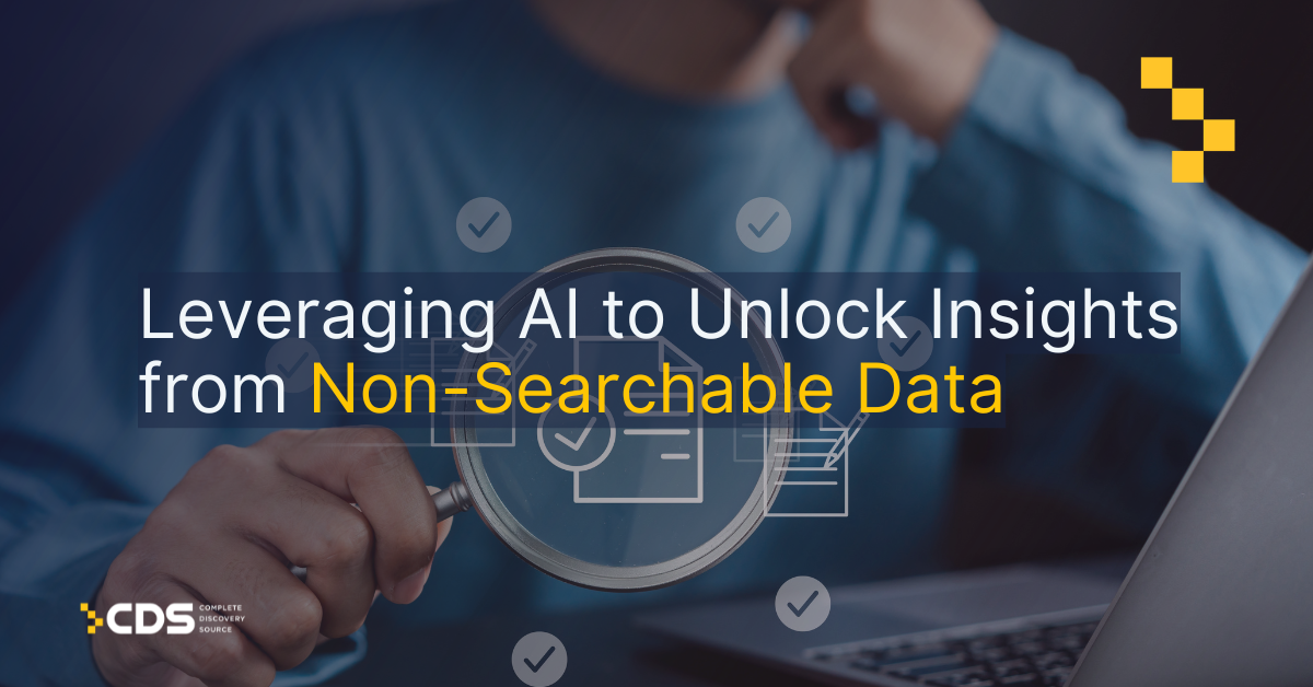Leveraging AI to Unlock Insights from Non-Searchable Data