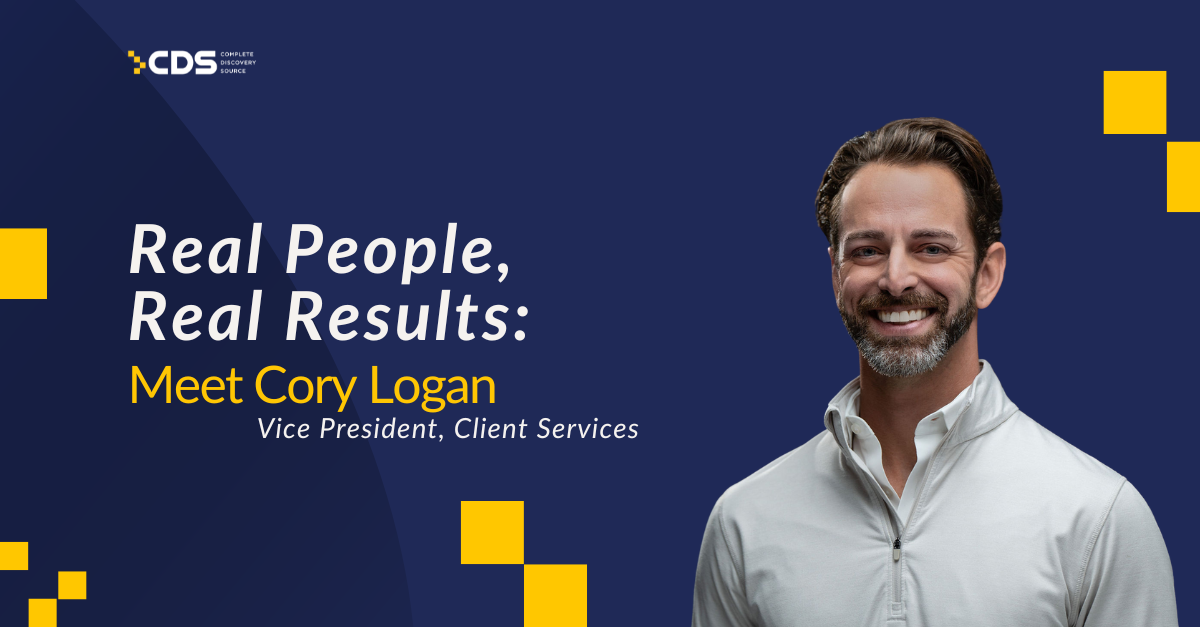 Real People, Real Results: Meet Cory Logan, VP, Client Services