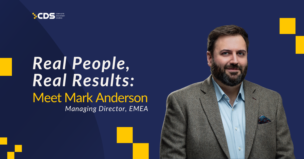 Real People, Real Results: Meet Mark Anderson, Managing Director, EMEA