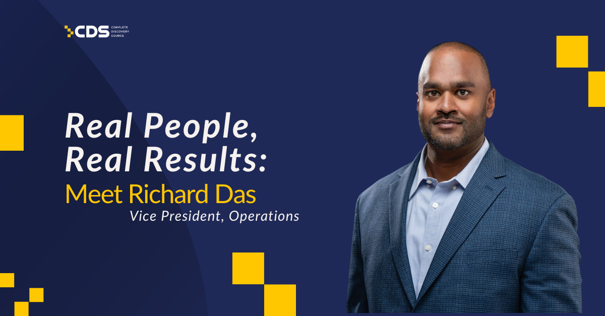 Real People, Real Results: Meet Richard Das, Vice President of Operations